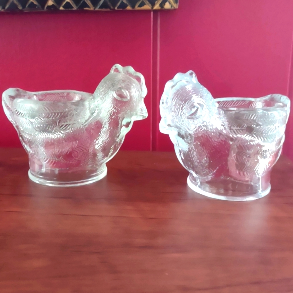 Glass chickens